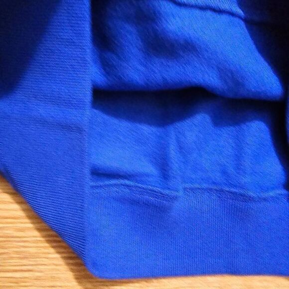 Polo Ralph Lauren Varsity Logo Hoodie Blue Orange Youth Medium M Cotton Blend LE - Picture 5 of 9